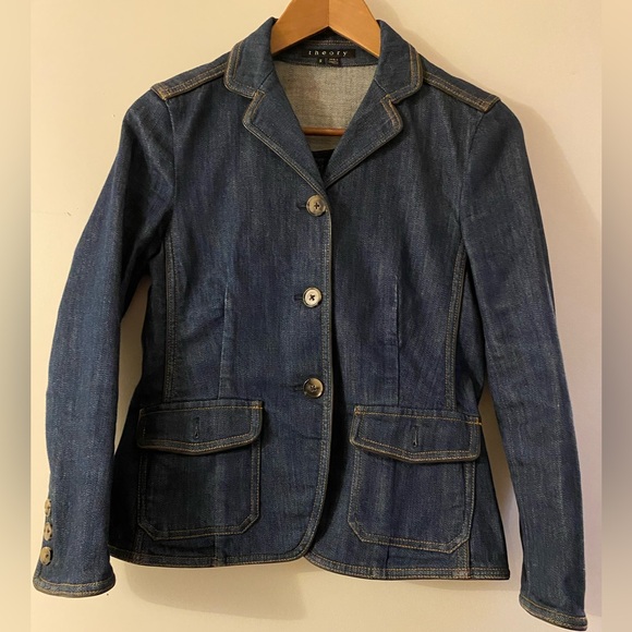 Theory “Canadian Tuxedo” jeans and jean blazer - Picture 8 of 11